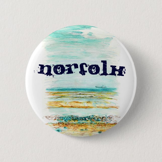 Badge Rond 5 Cm Bouton Norfolk (Devant)