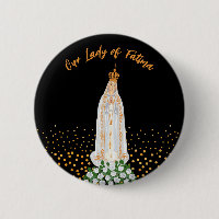 Bouton Notre Dame de Fatima Procession des bougies