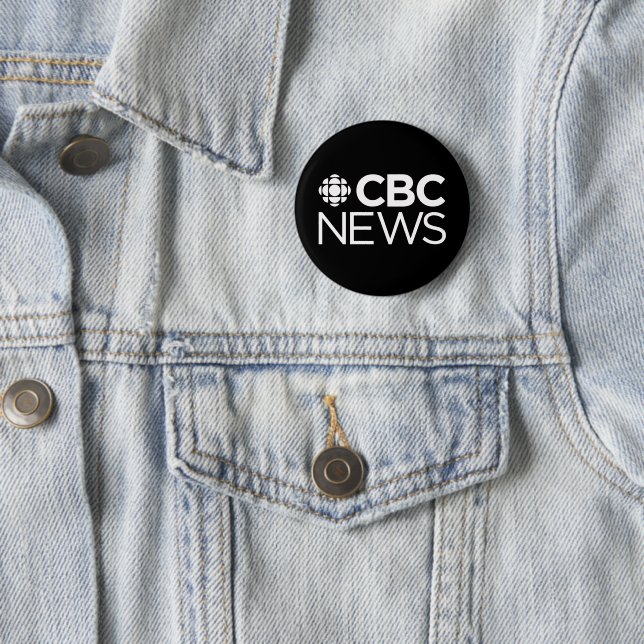 Badge Rond 5 Cm Bouton Nouvelles de CBC (En situation)