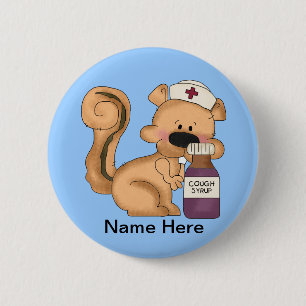 Badge Rond 5 Cm Bouton Nurse