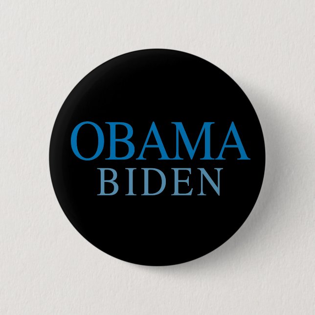 Badge Rond 5 Cm Bouton Obama Biden (Devant)