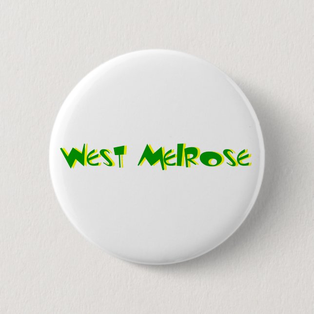 Badge Rond 5 Cm Bouton occidental melrose (Devant)