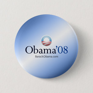 Badge Rond 5 Cm Bouton officiel #3 d'Obama
