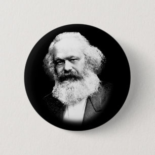 Badge Rond 5 Cm bouton officiel de Karl Marx