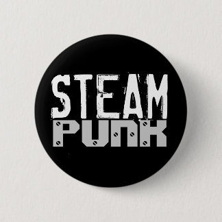 Badge Rond 5 Cm Bouton officiel de punk de vapeur