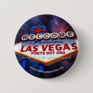 Badge Rond 5 Cm Bouton officiel d'organisation de poètes de Las