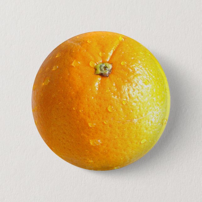 Badge Rond 5 Cm Bouton orange 02 (Devant)