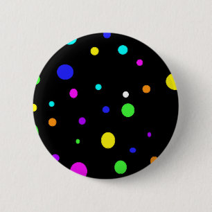 Badge Rond 5 Cm Bouton Orbes colorées