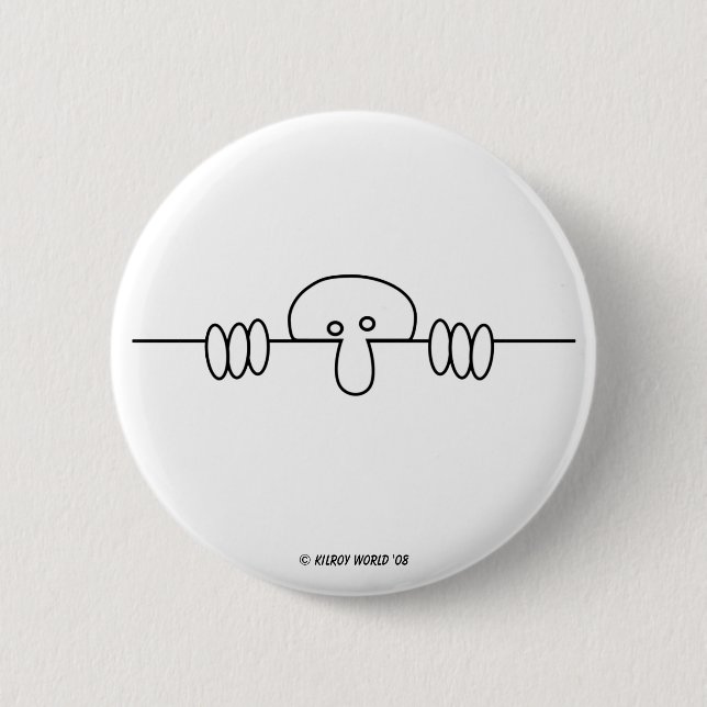 Badge Rond 5 Cm Bouton original de Kilroy (Devant)