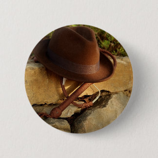 Badge Rond 5 Cm Bouton : Où est Indiana ?