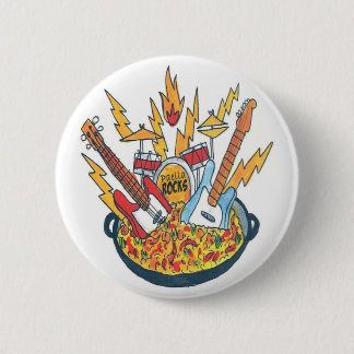 Badge Rond 5 Cm Bouton Paella Rocks