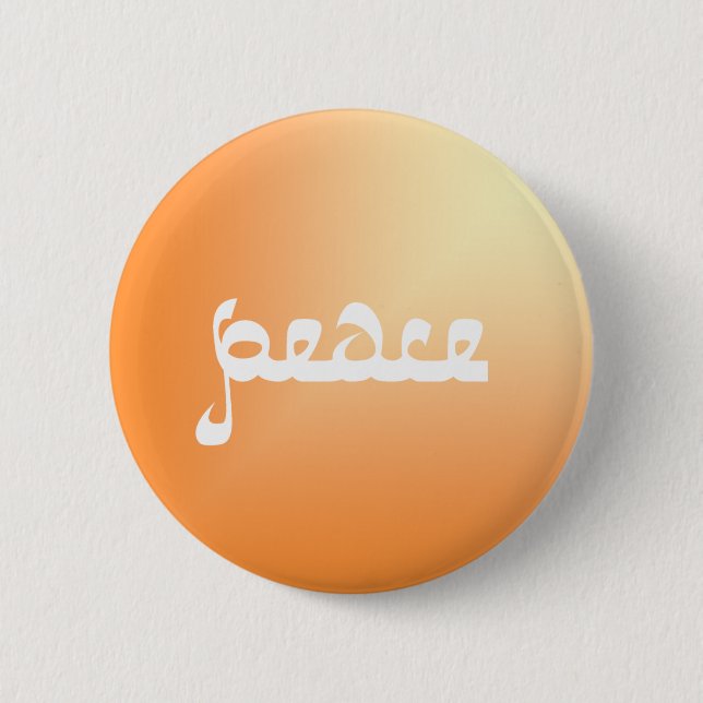 Badge Rond 5 Cm Bouton Paix (Devant)