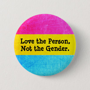 Badge Rond 5 Cm Bouton Pansexual