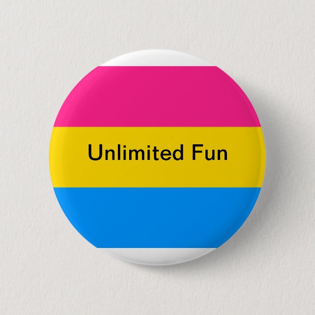 Badge Rond 5 Cm Bouton Pansexual (Devant)