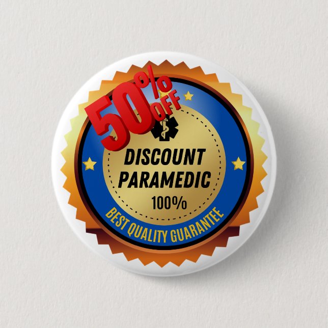 Badge Rond 5 Cm Bouton Paramètre de remise (Devant)