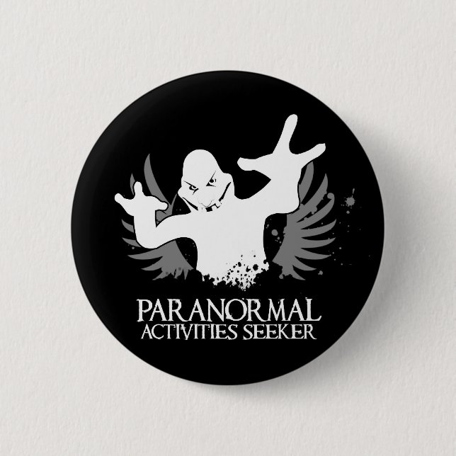 Badge Rond 5 Cm Bouton paranormal (Devant)
