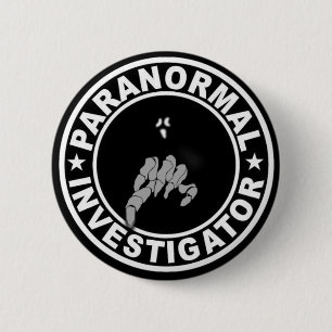 Badge Rond 5 Cm Bouton paranormal d'investigateur