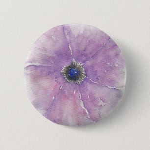 Badge Rond 5 Cm Bouton Passion violette