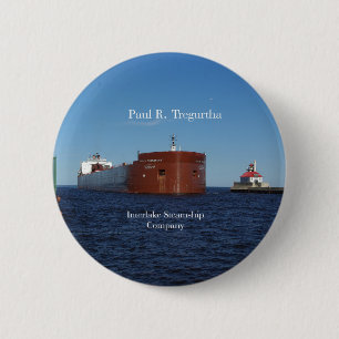 Badge Rond 5 Cm Bouton Paul R. Tregurtha Duluth