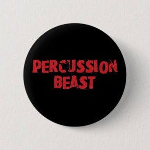 Badge Rond 5 Cm Bouton Percussion