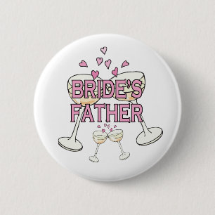 Badge Rond 5 Cm Bouton : Père de la mariée