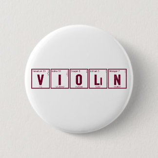 Badge Rond 5 Cm Bouton périodique de violon