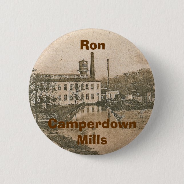 Badge Rond 5 Cm Bouton personnalisable #1 de Camperdown (Devant)