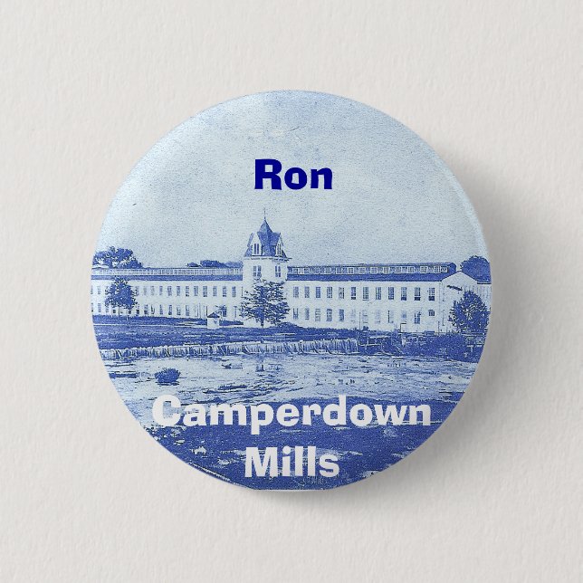 Badge Rond 5 Cm Bouton personnalisable #1 de Camperdown (Devant)