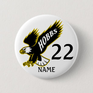 Badge Rond 5 Cm Bouton personnalisable Hobbs Eagles