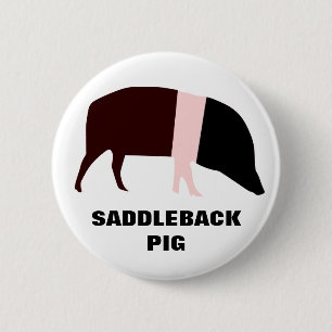 Badge Rond 5 Cm Bouton Personnalisable pour le cochon de selle