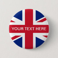 Bouton Personnalisable Union Jack UK