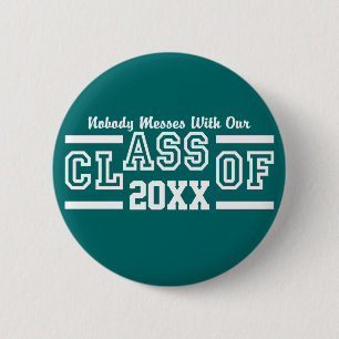 Badge Rond 5 Cm Bouton personnalisé Classe N'IMPORTE QUELLE année