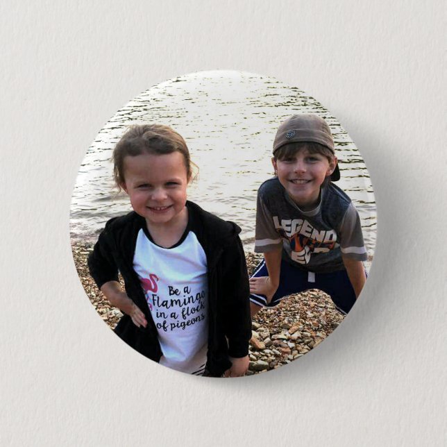 Badge Rond 5 Cm Bouton personnalisé de photo (Devant)