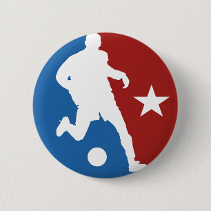 Badge Rond 5 Cm Bouton personnalisé du joueur de football