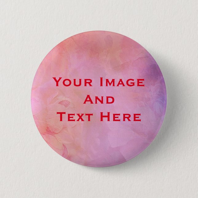 Badge Rond 5 Cm Bouton personnalisé Image et texte (Devant)