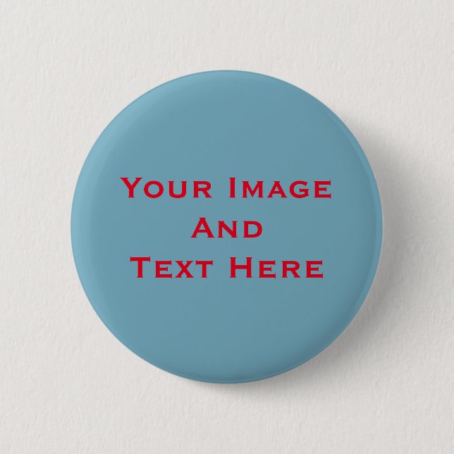 Badge Rond 5 Cm Bouton personnalisé Image et texte (Devant)