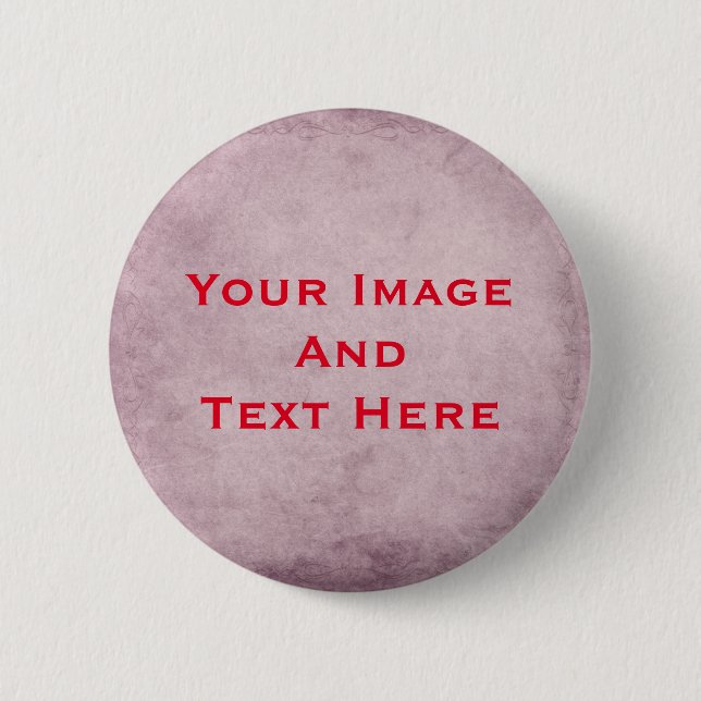 Badge Rond 5 Cm Bouton personnalisé Image et texte (Devant)
