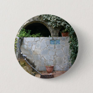 Badge Rond 5 Cm Bouton personnalisé Italie romantique