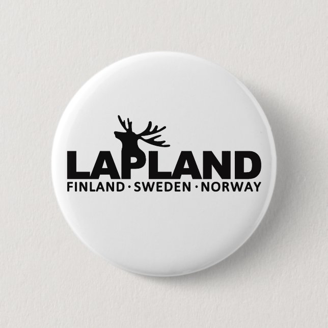 Badge Rond 5 Cm Bouton personnalisé LAPLAND (Devant)