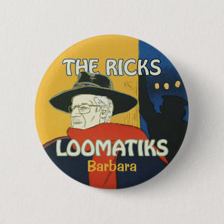 Badge Rond 5 Cm Bouton personnalisé par Loomatiks de Ricks rond
