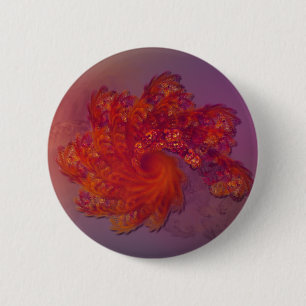 Badge Rond 5 Cm Bouton Phénix Lament