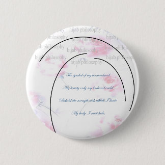 Badge Rond 5 Cm Bouton Philosophie Hijab