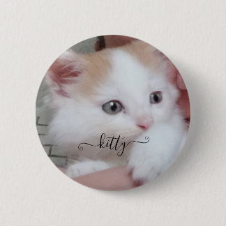Badge Rond 5 Cm Bouton photo de personnalité d'animaux de compagni