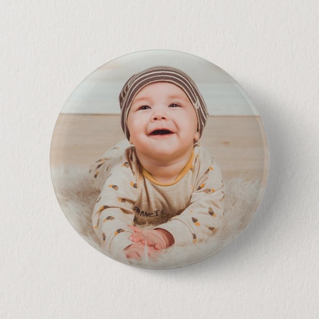 Badge Rond 5 Cm Bouton photo personnalisé (Devant)