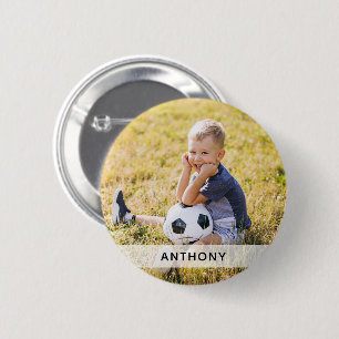 Badge Rond 5 Cm Bouton Photo Sports personnalisé