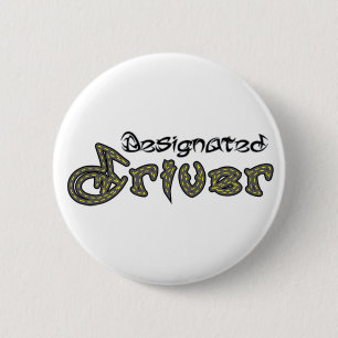 Badge Rond 5 Cm Bouton Pilote Désigné