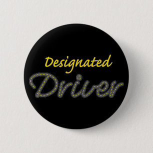 Badge Rond 5 Cm Bouton Pilote Désigné