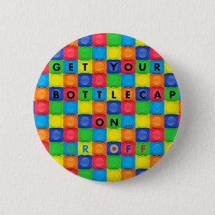 Badge Rond 5 Cm Bouton/Pin avec la conception de Bottlecap