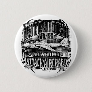 Badge Rond 5 Cm Bouton Pinback A-6 intrus