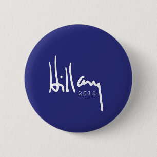 Badge Rond 5 Cm Bouton Pinback bleu campagne Hillary Clinton 2016